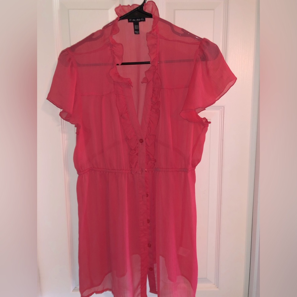 Fang ruffled blouse